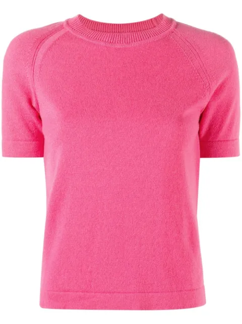 Barrie cashmere short-sleeve top
