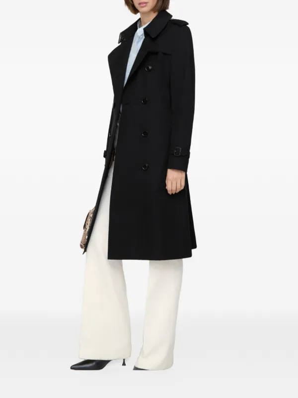 Burberry チェルシー ヘリテージ トレンチコート | ブラック | FARFETCH JP