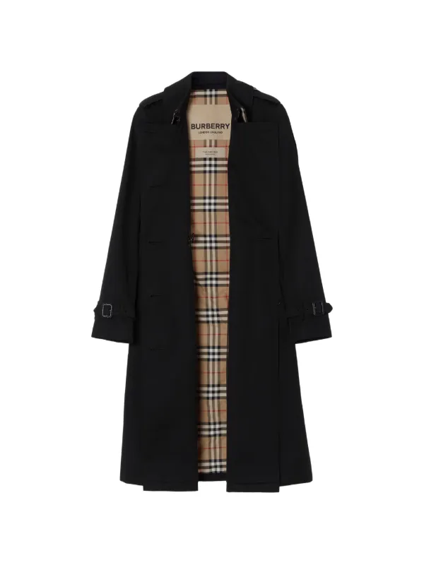 【送料込み】Burberry ブラック トレンチコート THE CHELSEA Burberry チェルシー ヘリテージ トレンチコート | ブラック | FARFETCH JP