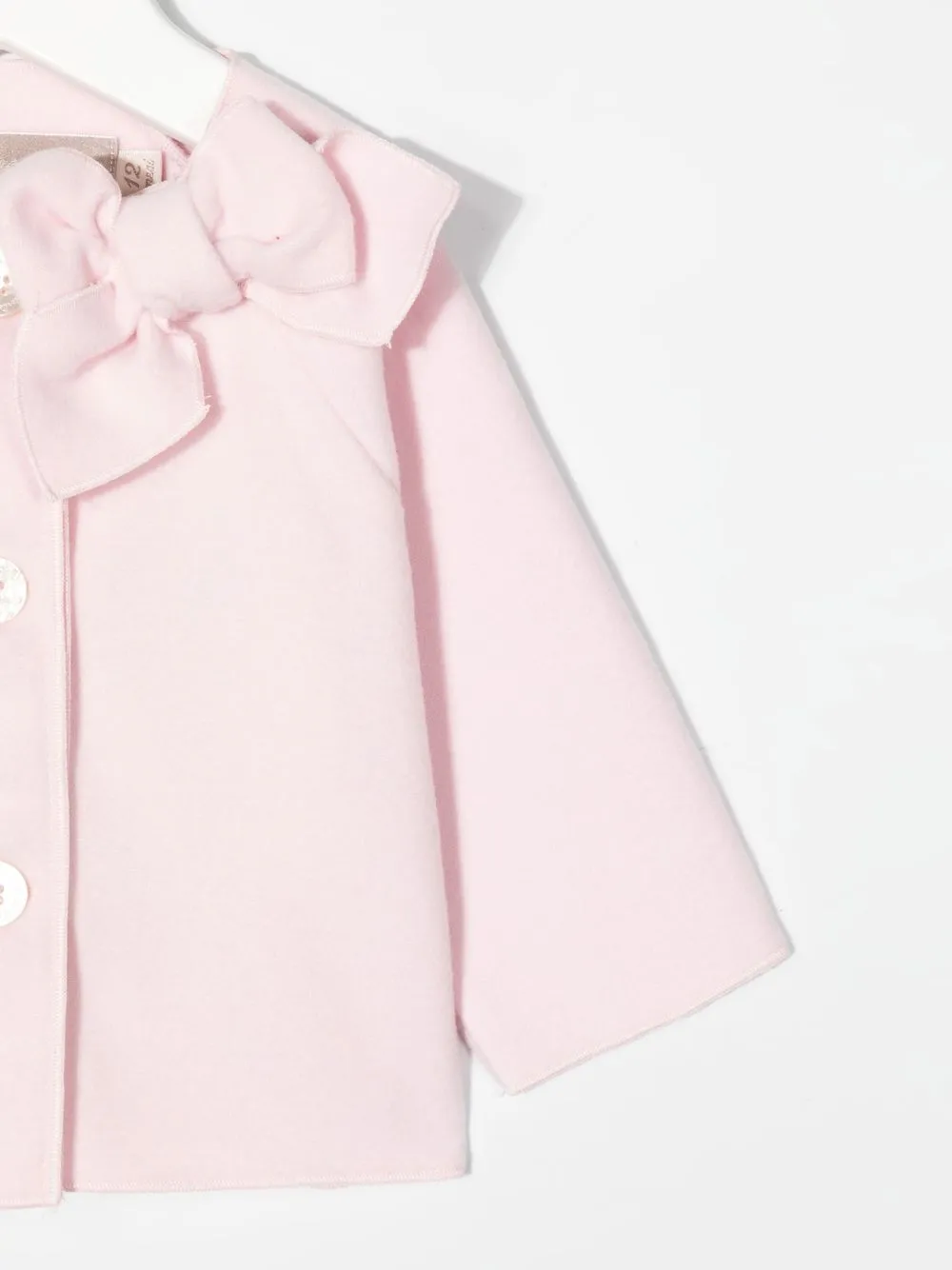 La Stupenderia Peter Pan-collar Knitted Cardigan In Pink