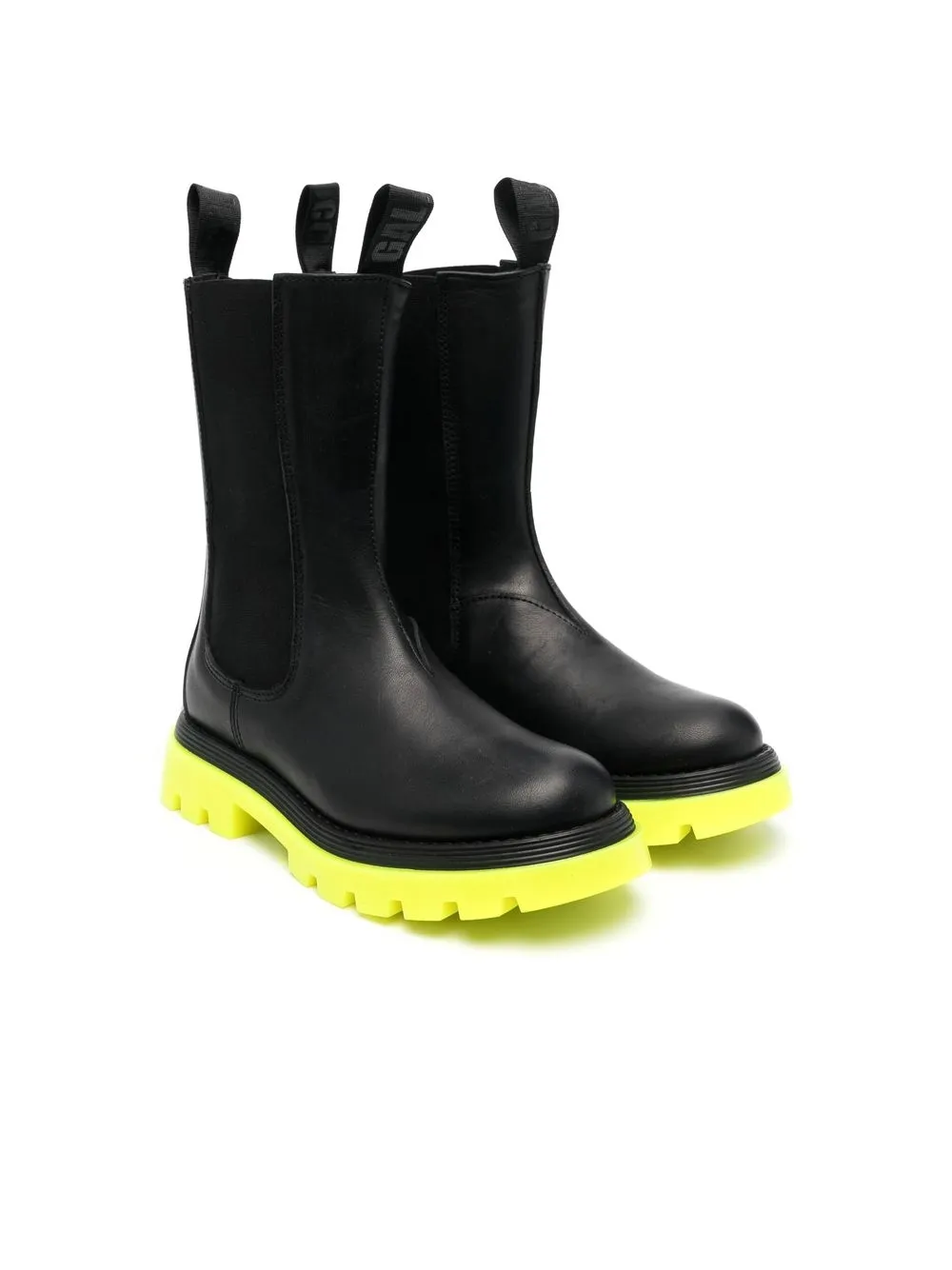 

Gallucci Kids botas Chelsea con suela dentada - Negro