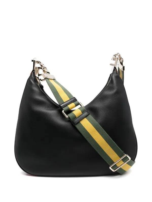 Gucci Large Attache Shoulder Bag Black FARFETCH CA