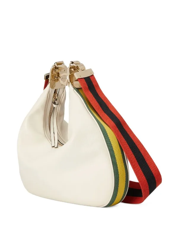 Gucci Attache Leather Shoulder Bag