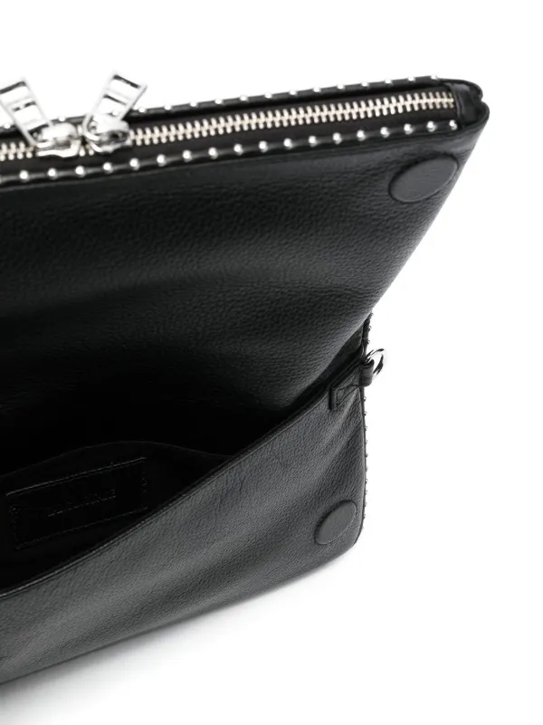 Zadig&Voltaire スタッズトリム ショルダーバッグ | ブラック 