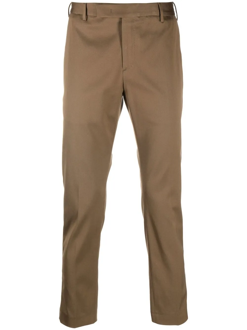 

PT Torino cropped chino trousers - Brown