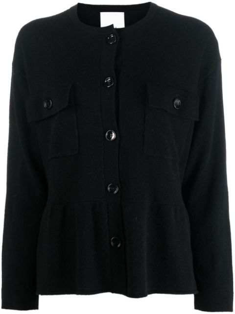 Allude fine-knit buttoned cardigan 