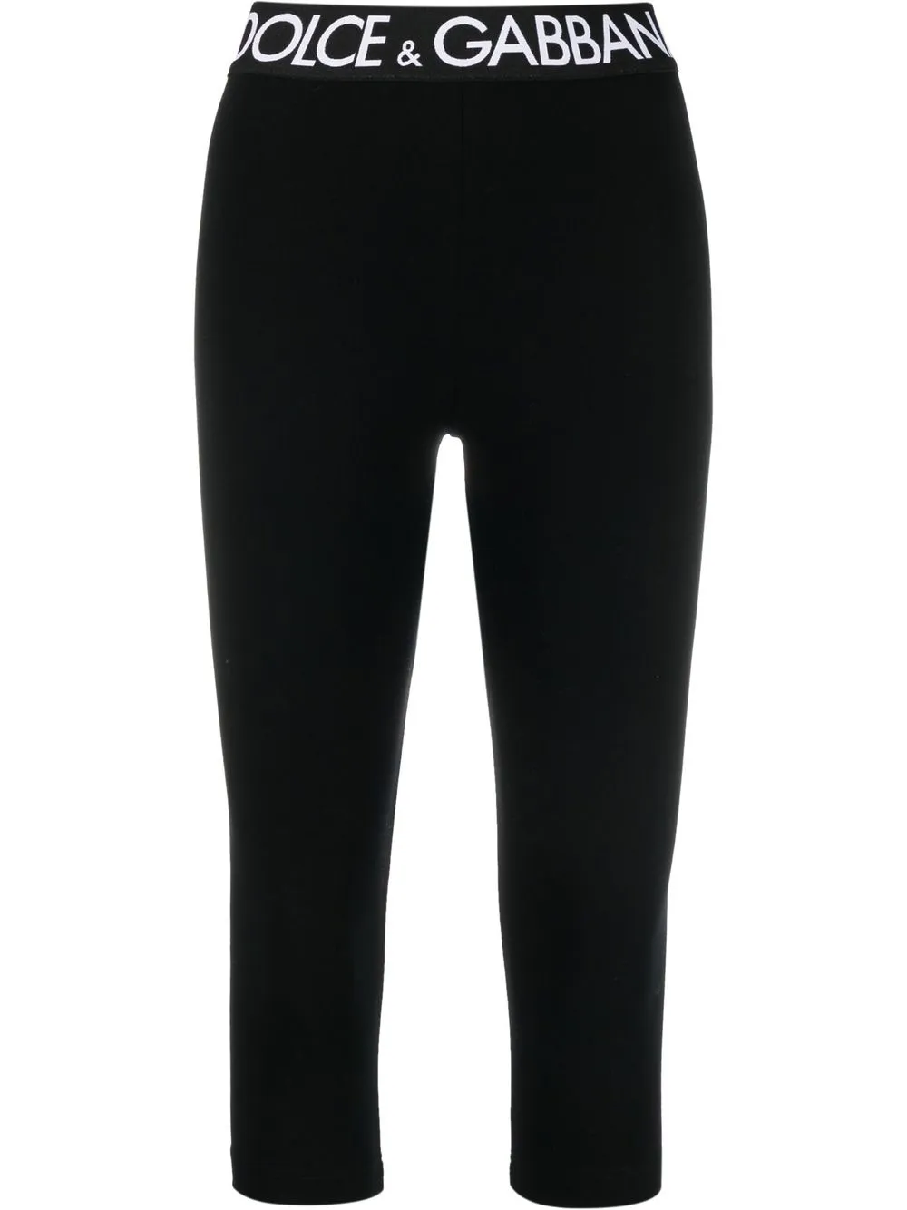 

Dolce & Gabbana leggins con logo en la pretina - Negro