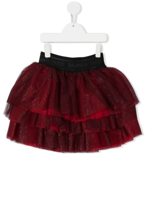 glittered tutu skirt 