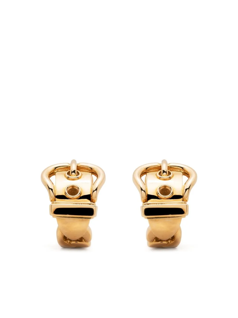 

Hermès aretes de clip Buckle 1990 pre-owned - Dorado