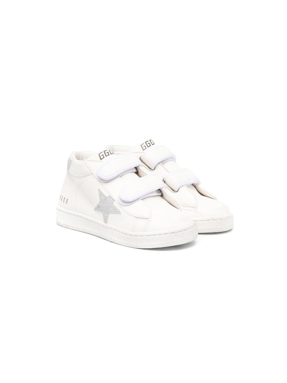 

Golden Goose Kids tenis June - Blanco