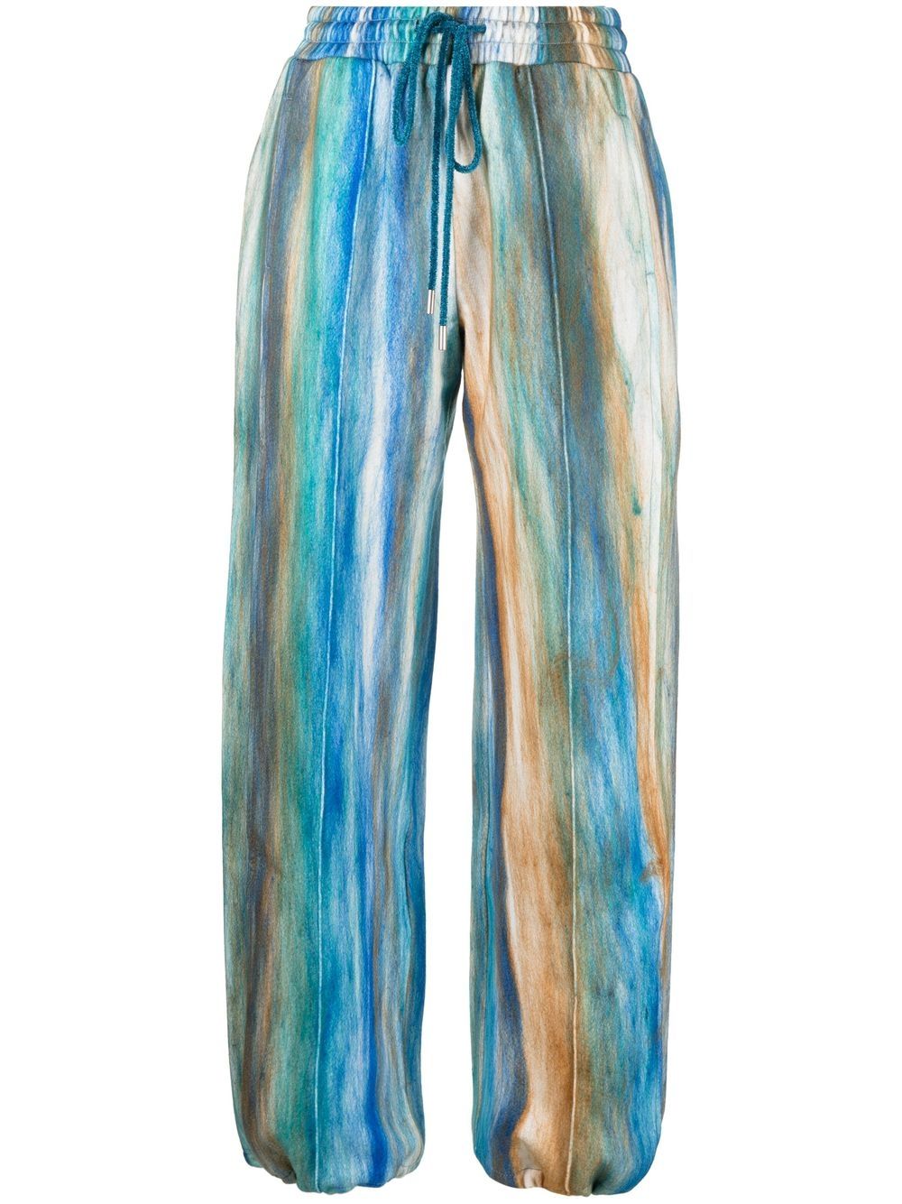 

Andersson Bell pants con estampado abstracto - Azul