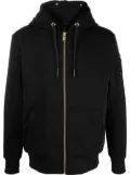 Moose Knuckles zip-up hooded jacket - Black