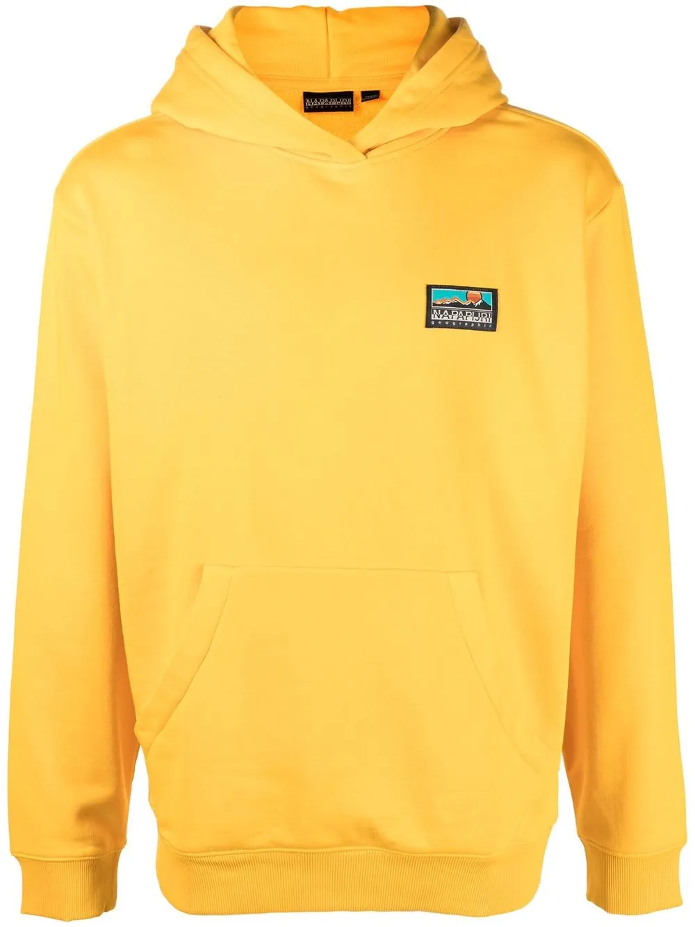 

Napapijri logo-print hoodie - Yellow