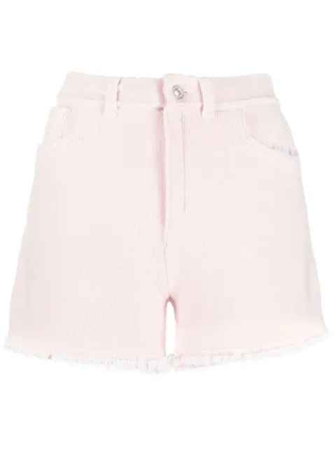Barrie shorts de tejido fino con flecos