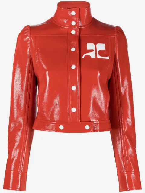 Courrèges Vinyl Reedition cropped jacket