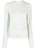 Barrie 3D logo cashmere jumper - Green