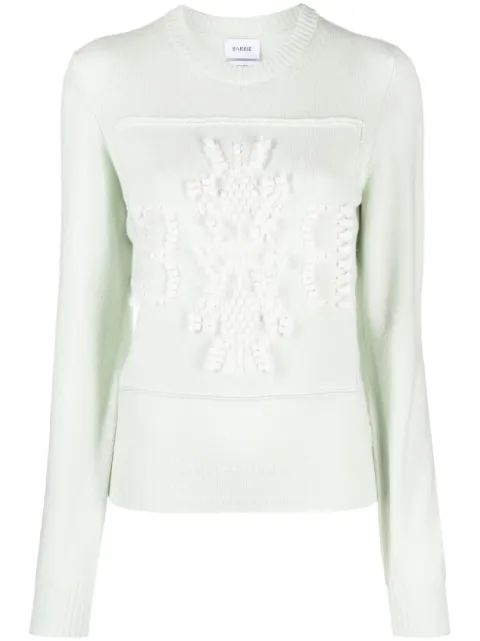 Barrie 3D logo cashmere jumper