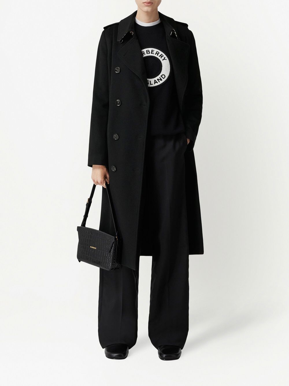 Image 2 of Burberry cashmere Kensington trench coat