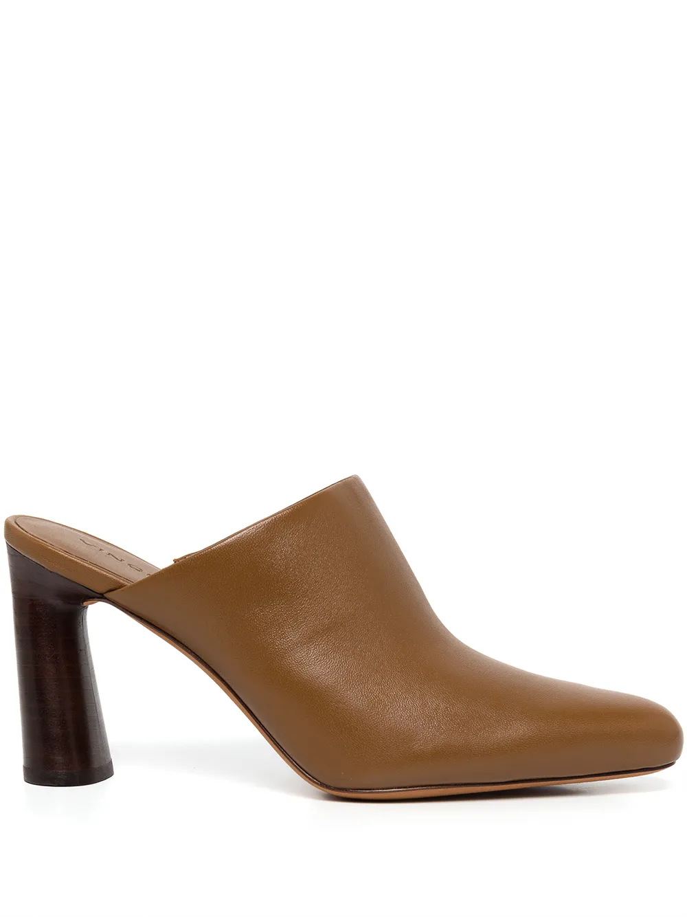 

Vince pointed toe leather mules - Brown