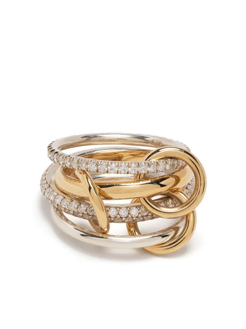Spinelli Kilcollin 18kt Yellow And White Gold Diamond Ring