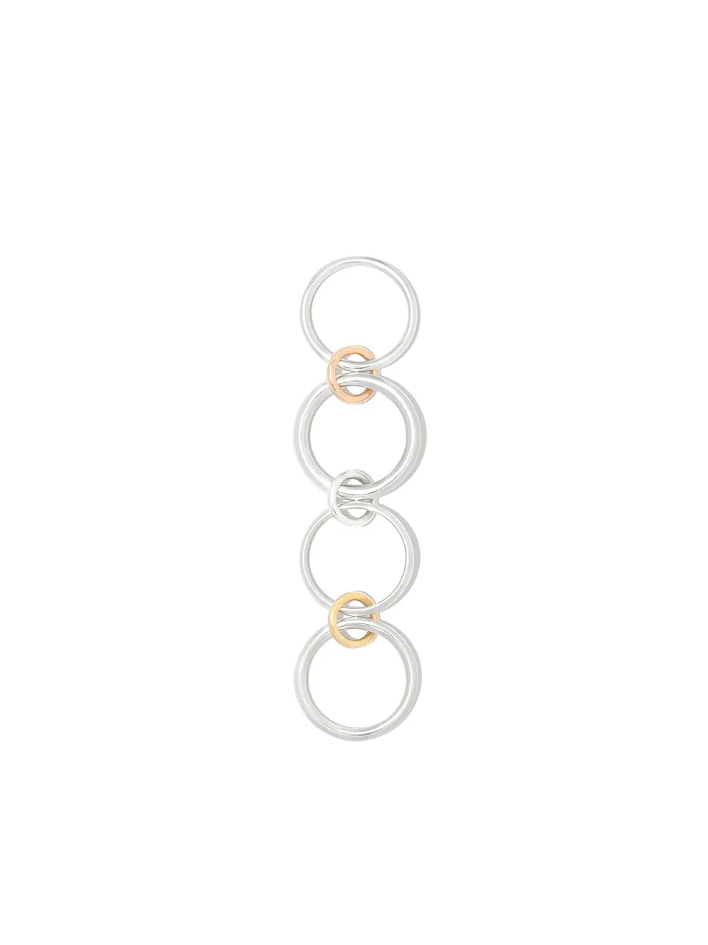 Spinelli Kilcollin 18kt Gold And Silver Sagittarius Stacking Ring In 银色