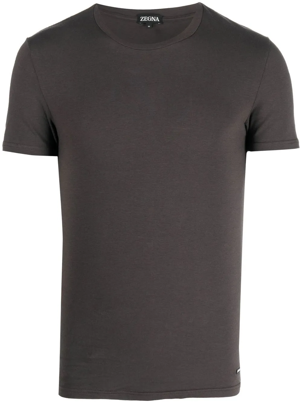 

Zegna playera manga corta con cuello redondo - Gris