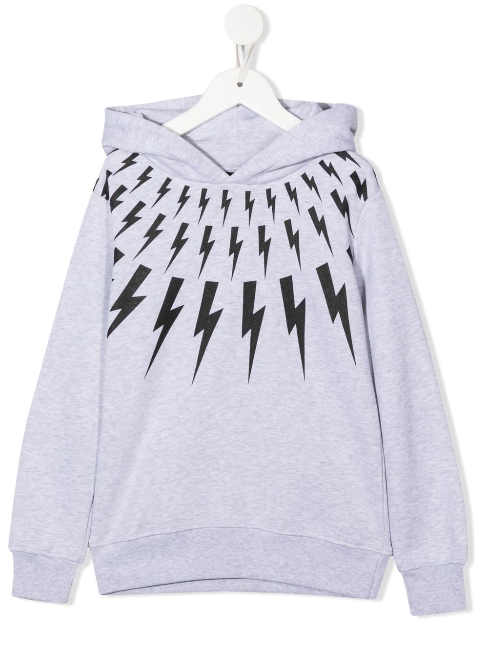 

Neil Barrett Kids hoodie con estampado gráfico - Gris