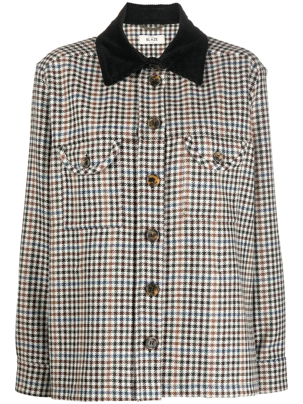 

Blazé Milano houndstooth-pattern jacket - Neutrals