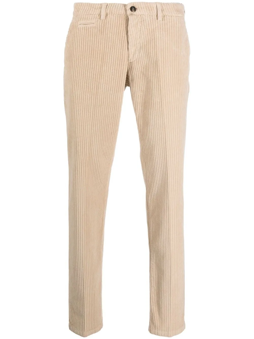 

Briglia 1949 ribbed straight-leg trousers - Neutrals