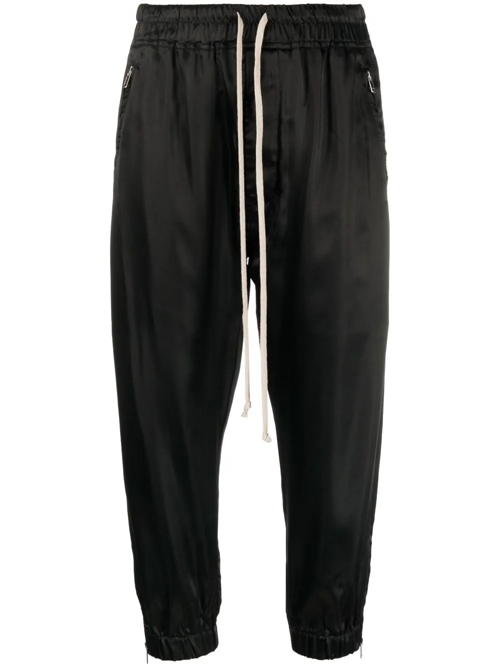 

Rick Owens drawstring tapered trousers - Black