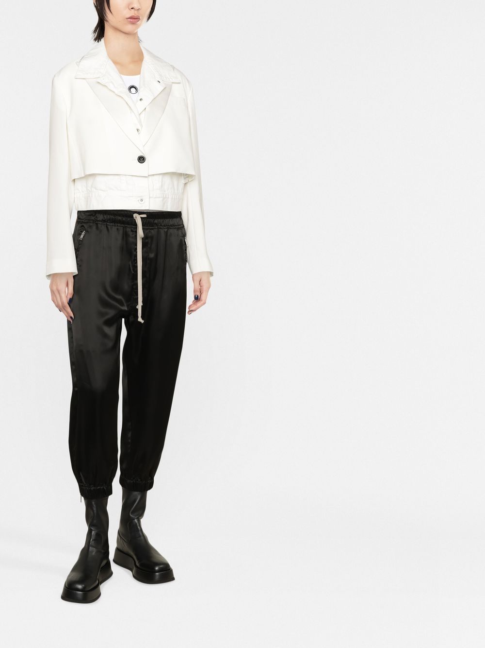 Rick Owens Broek met trekkoord - Zwart