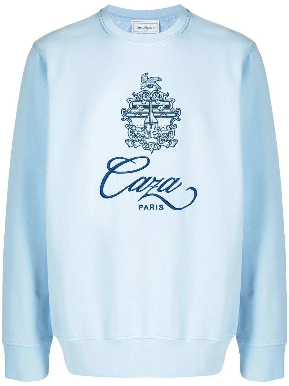 

Casablanca Embleme De Caza embroidered sweatshirt - Blue