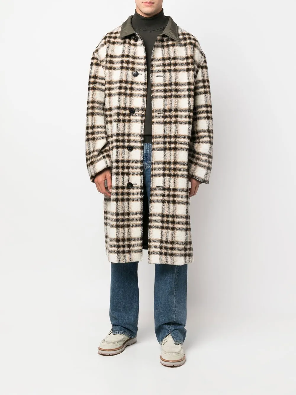 MARANT check-pattern single-breasted coat | Single Breasted Coats | Image 2