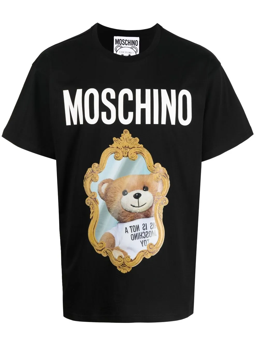 

Moschino playera Mirror Teddy - Negro