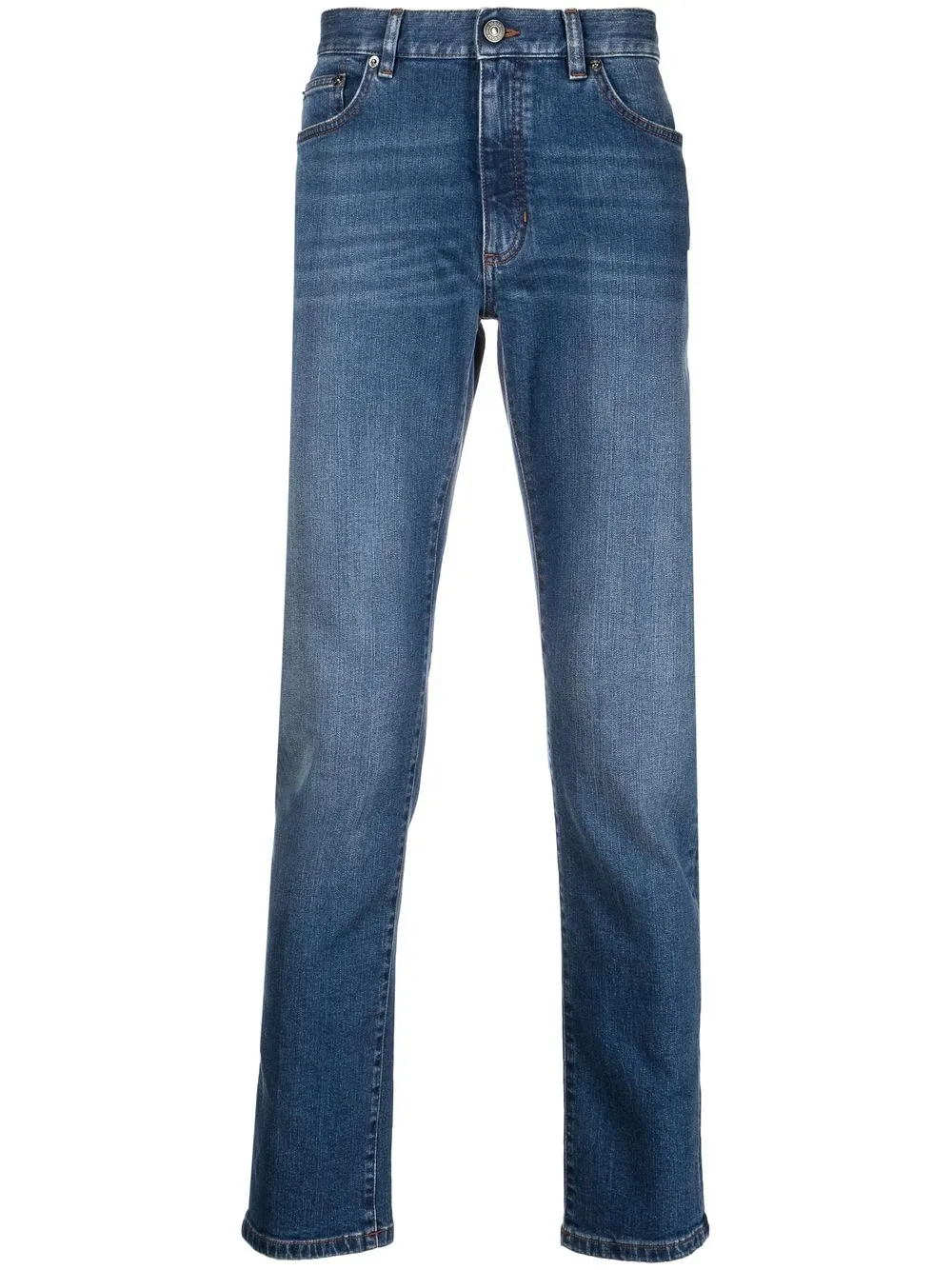 

Zegna mid-rise straight-leg jeans - Blue