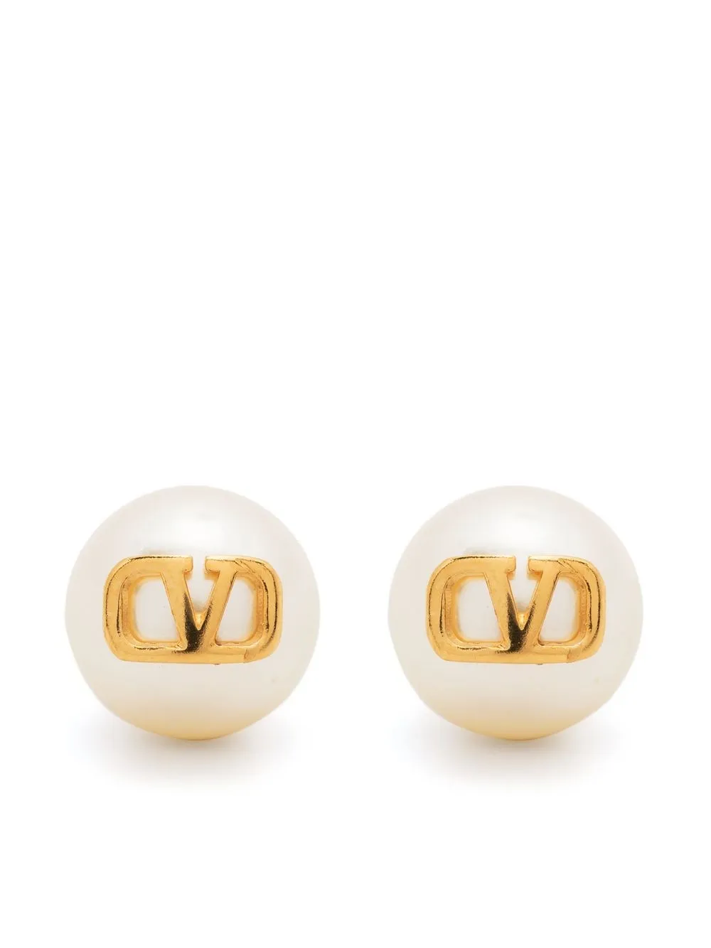 

Valentino Garavani Signature pearl earrings - Gold