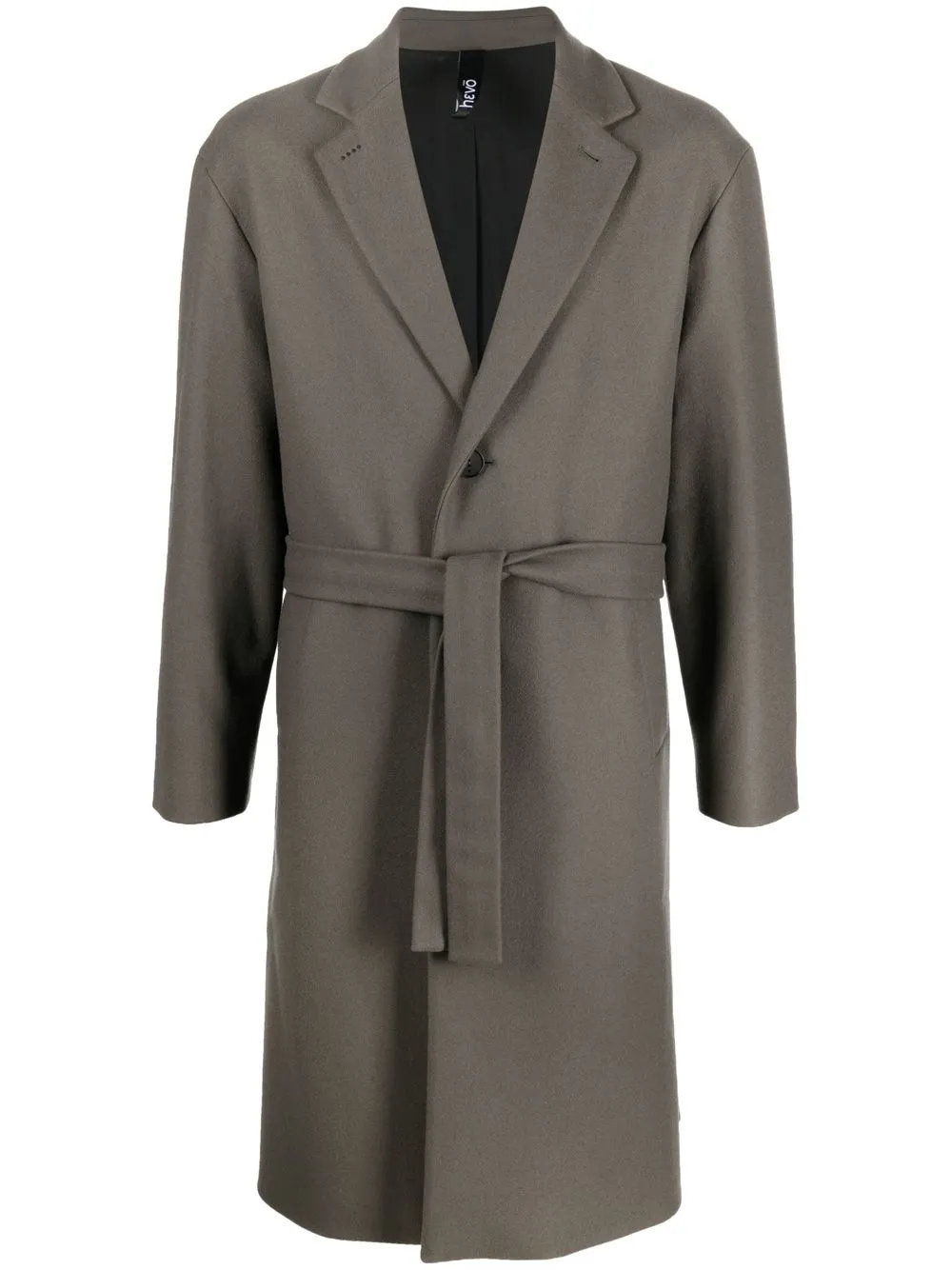 

Hevo wool-blend belted coat - Green