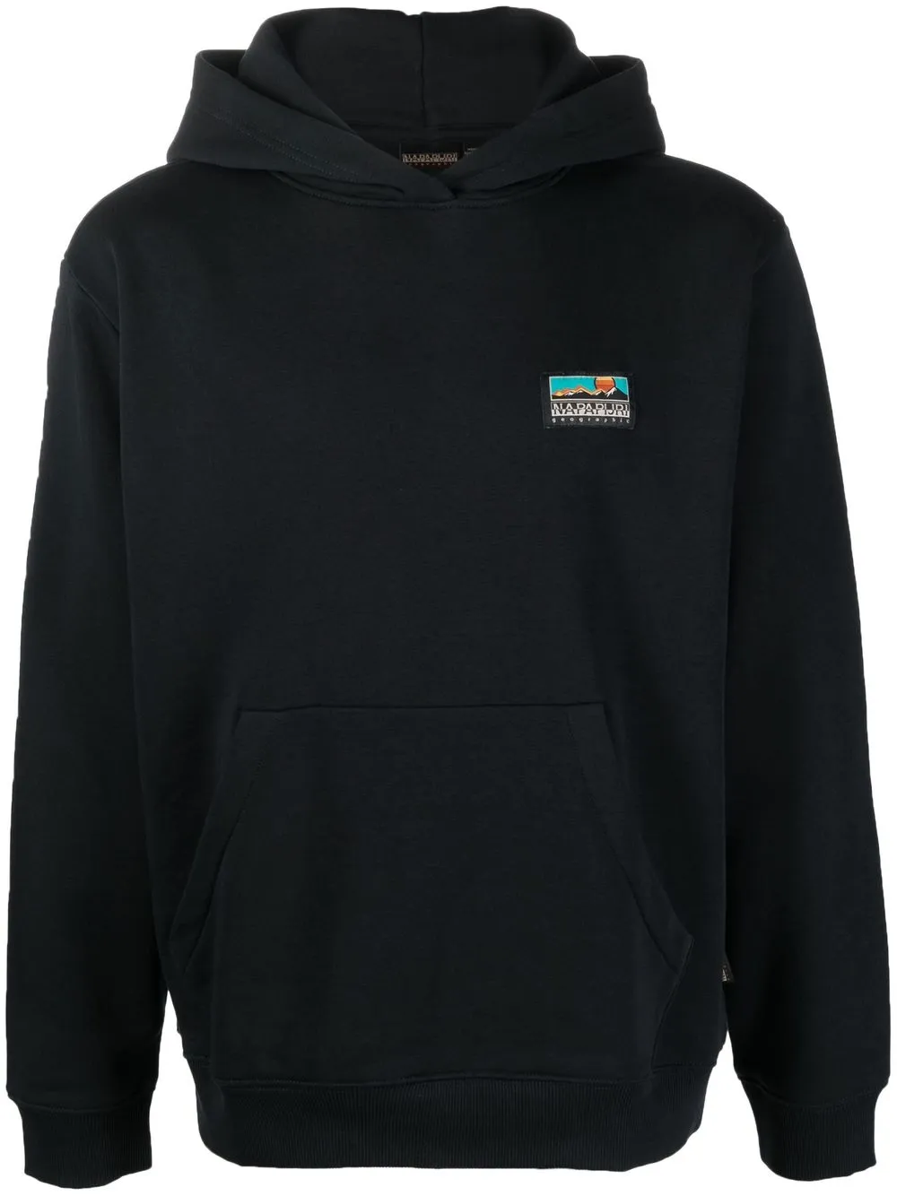 

Napapijri hoodie con logo estampado - Negro