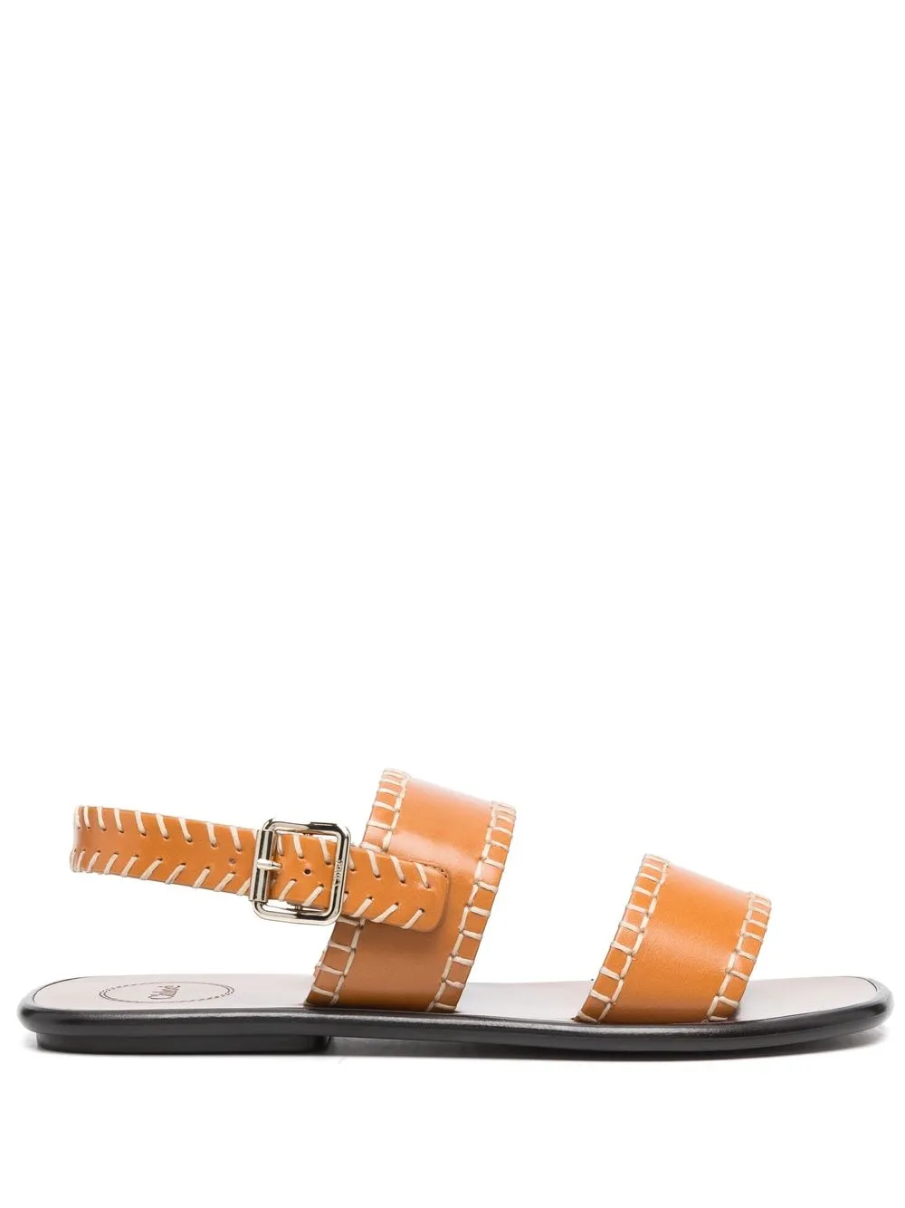 

Chloé Laia double-strap sandals - Brown