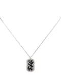 Suzanne Kalan 18kt white gold diamond and sapphire necklace - Silver