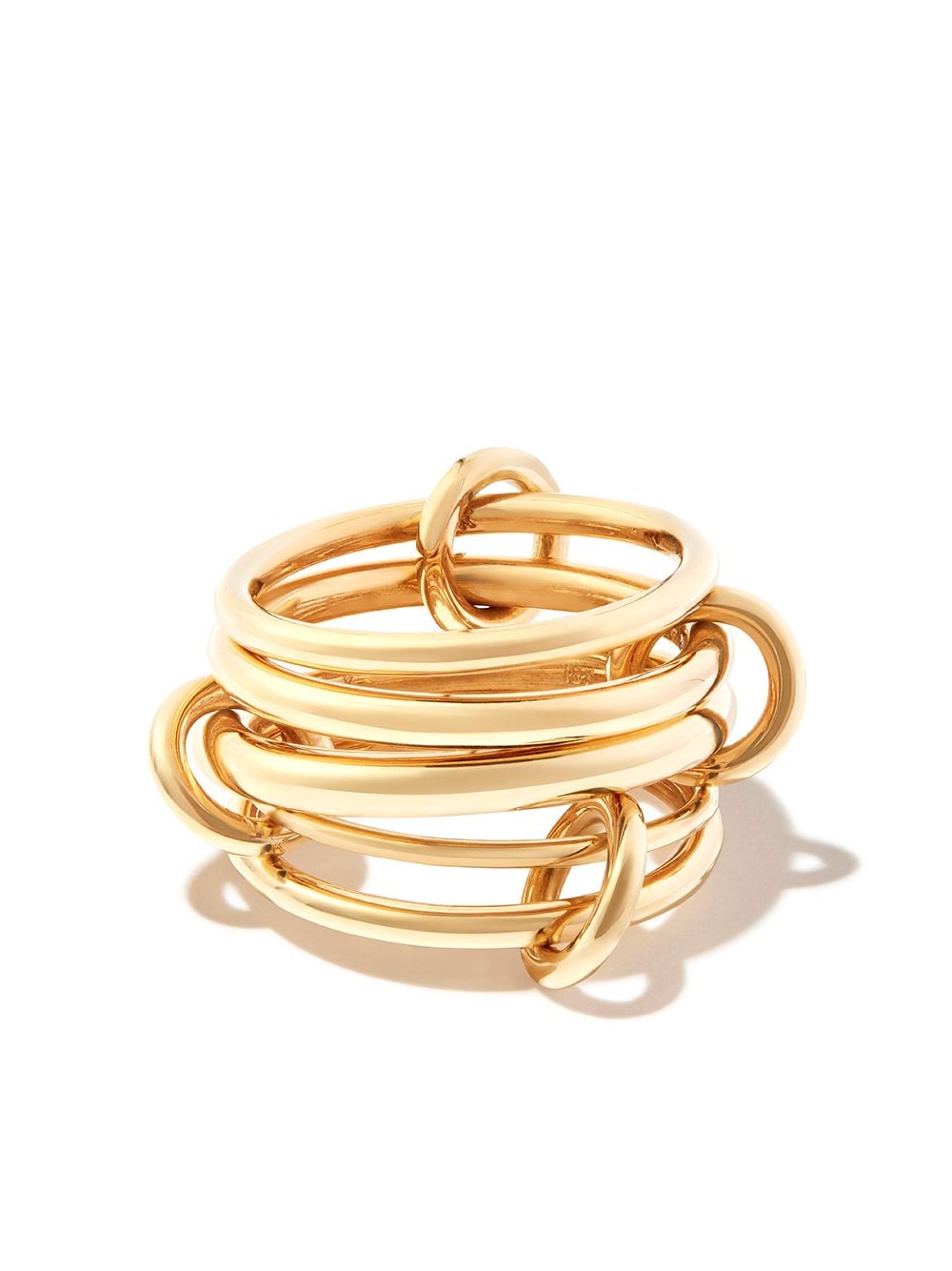 Shop Spinelli Kilcollin 18kt Yellow Gold Aquarius Ring In 金色