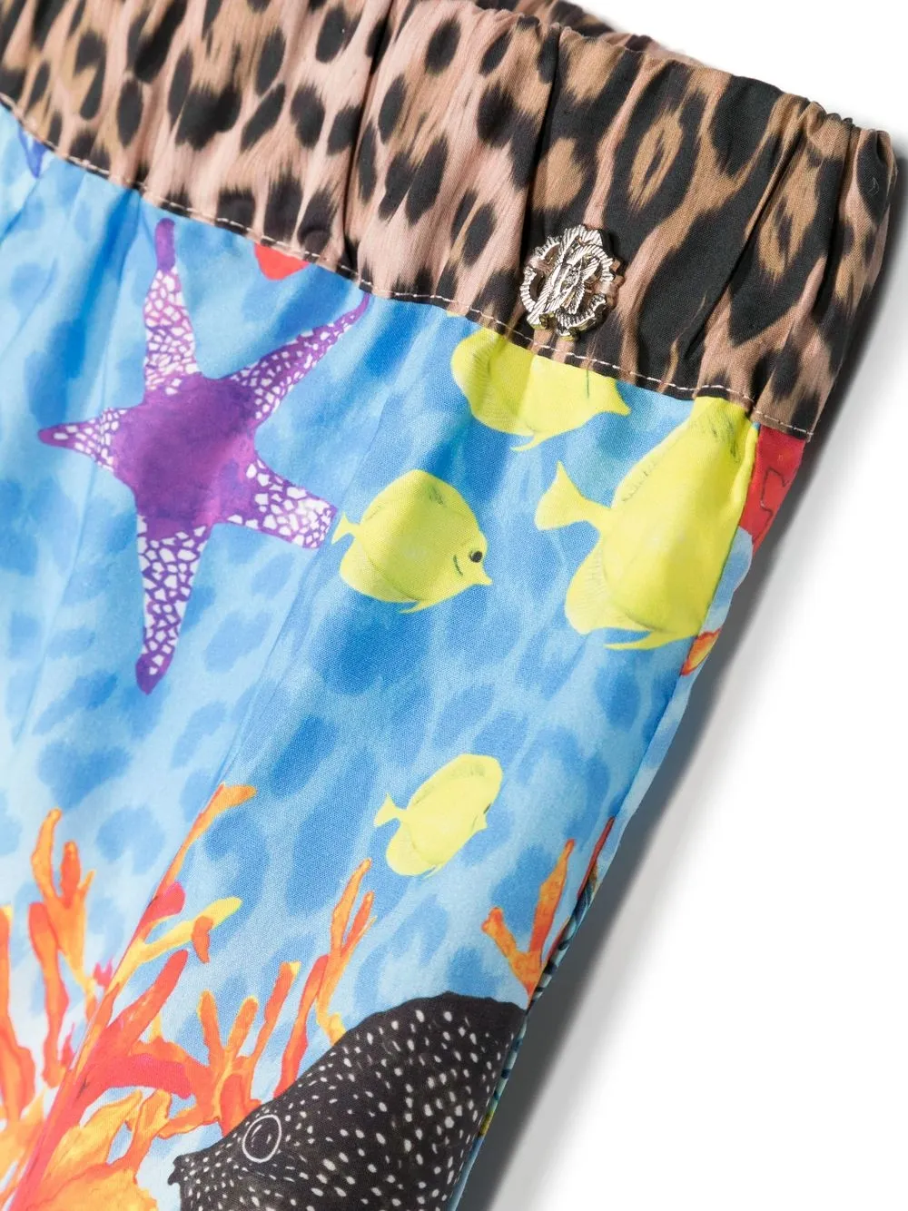 Roberto Cavalli Junior Broek met print Blauw