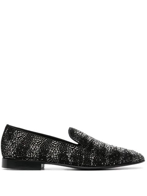 Roberto Cavalli mocasines con detalles de cristal