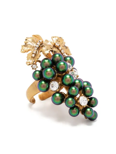 Roberto Cavalli anillo Grape con detalle de cristal
