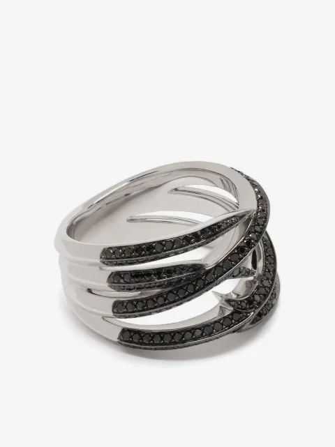 Stephen Webster 18kt white gold Thorn Embrace wrap diamond ring