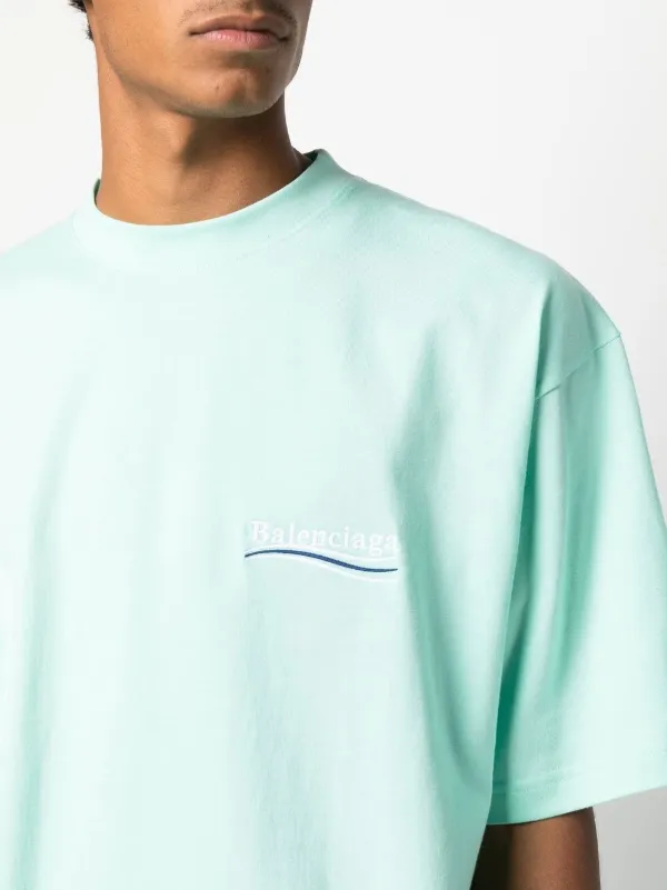 Balenciaga sky blue t 2024 shirt