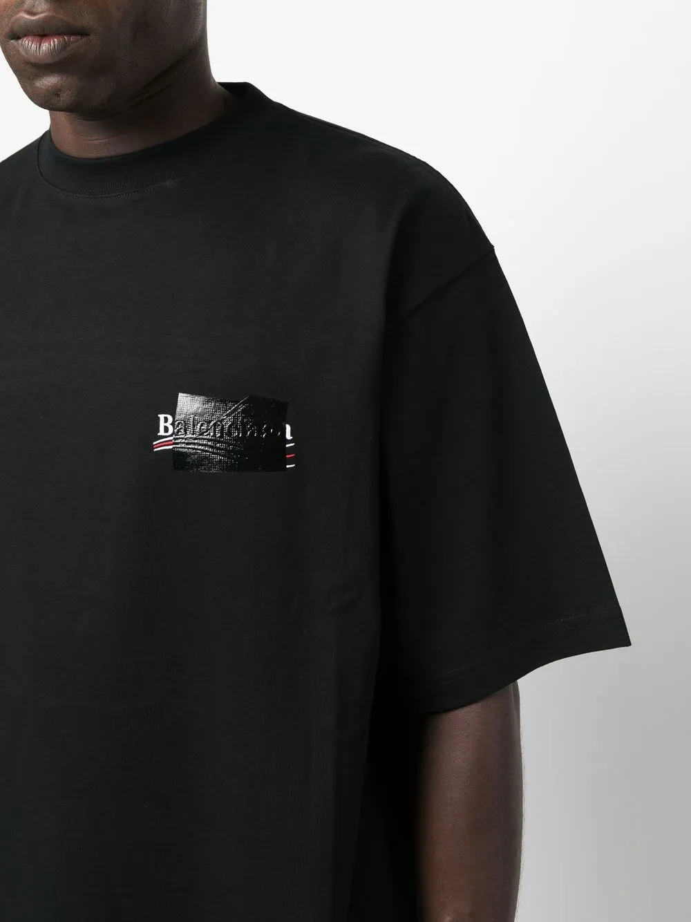 Balenciaga Political Campaign Logo T-shirt - Farfetch