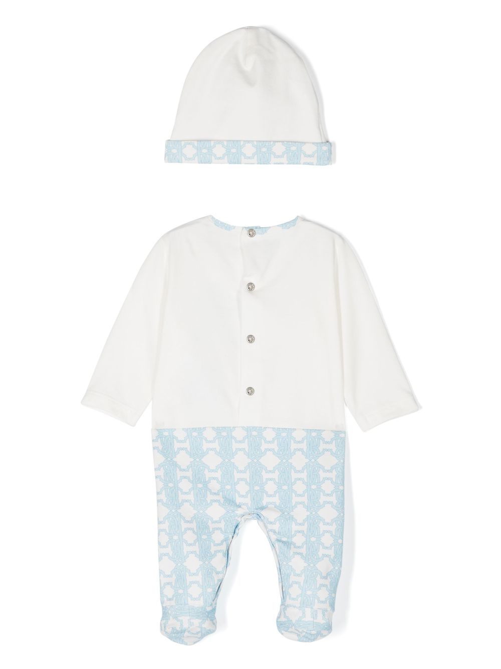 Roberto Cavalli Junior Babypakje met monogram - Wit