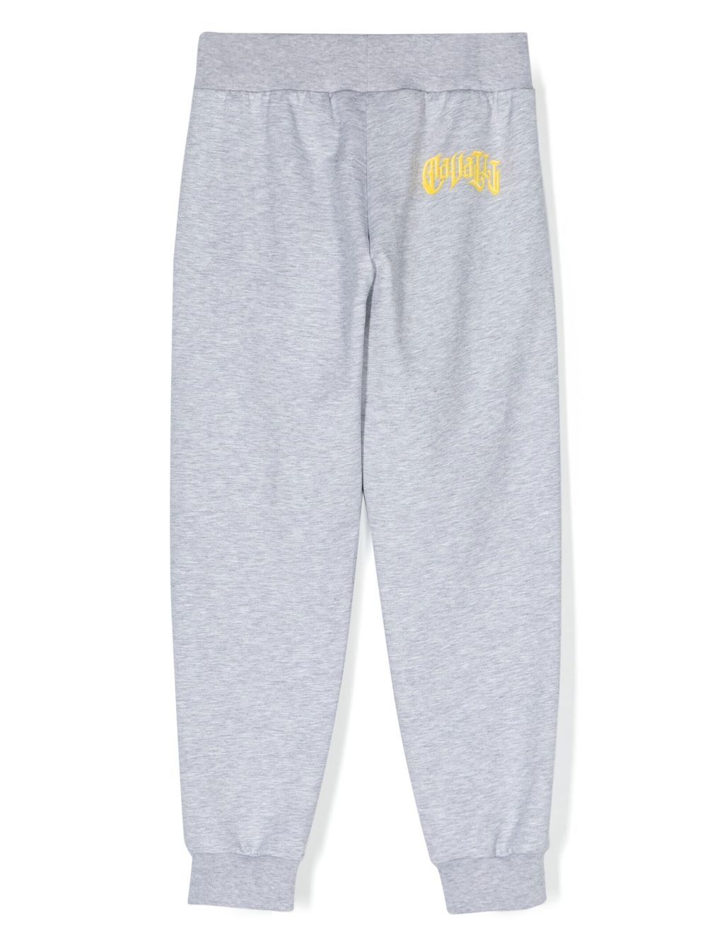 Roberto Cavalli Junior Trainingsbroek met geborduurd logo - Grijs