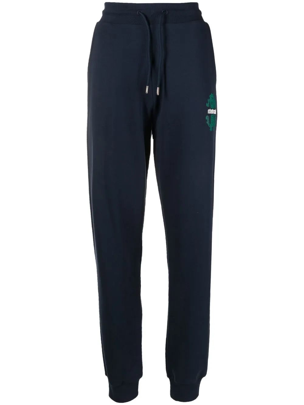 

Roberto Cavalli logo-print track pants - Blue